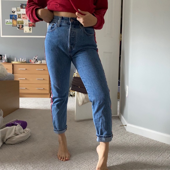 Levi’s 501 High Waist Crop Jean (Spectator Sport) - Picture 4 of 4